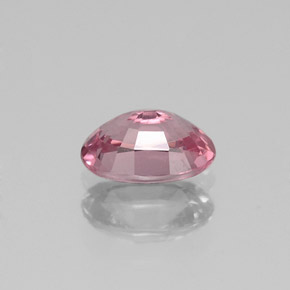 0.69캐럿 천연 로즈 핑크 스피넬, 타원형 컷, 6.6×4.4 mm, VVS-VS