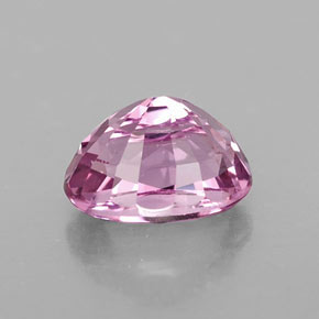 1.70캐럿 천연 바이올렛 핑크 스피넬, 타원형 컷, 7.6×5.6 mm, VS