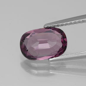 2.01캐럿 천연 퍼플 스피넬, 쿠션 컷, 9.6×6.6 mm, VVS-VS