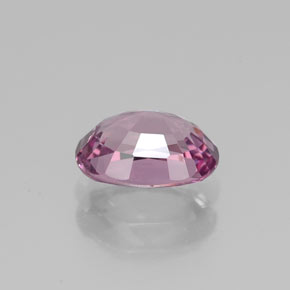 1.61캐럿 천연 바이올렛 핑크 스피넬, 타원형 컷, 8.1×6 mm, VS