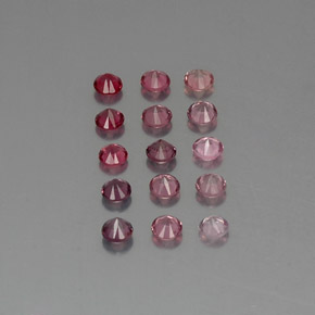 캐럿 천연 멀티컬러 스피넬 보석, 라운드 컷, 2.70 mm, VVS-VS