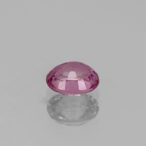 0.56캐럿 천연 보랏빛 핑크 스피넬, 타원형 컷, 5.3×4.6 mm, VVS-VS