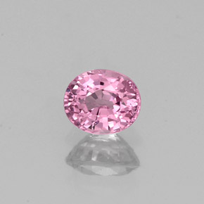 0.52캐럿 천연 핑크 스피넬, 타원형 컷, 5×4.3 mm, VVS-VS