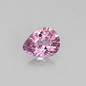0.56캐럿 천연 바이올렛 핑크 스피넬, 배 모양, 5.8×4.6 mm, VS