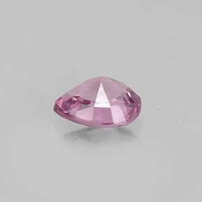 0.56캐럿 천연 바이올렛 핑크 스피넬, 배 모양, 5.8×4.6 mm, VS