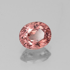 0.92캐럿 천연 로즈 스피넬, 타원형 컷, 6.3×5.2 mm, VS-SI