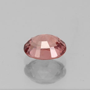 0.92캐럿 천연 로즈 스피넬, 타원형 컷, 6.3×5.2 mm, VS-SI