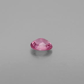 0.64캐럿 천연 보랏빛 핑크 스피넬, 타원형 컷, 5.9×4.7 mm, VVS