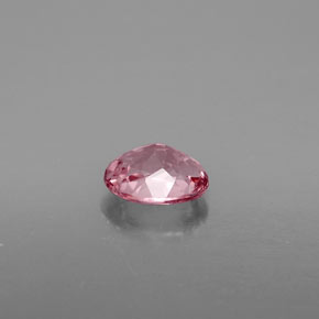 1.27캐럿 천연 로즈 핑크 스피넬, 타원형 컷, 7.2×5.8 mm, VS-SI