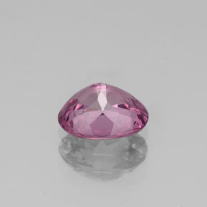 1.21캐럿 천연 바이올렛 핑크 스피넬, 타원형 컷, 7.2×5.8 mm, VVS