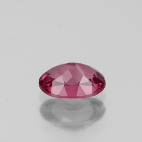 0.82캐럿 천연 보랏빛 핑크 스피넬, 타원형 컷, 6.8×4.7 mm, SI