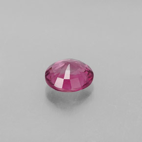 0.98캐럿 천연 보랏빛 핑크 스피넬, 타원형 컷, 6.3×5.7 mm, VVS-VS