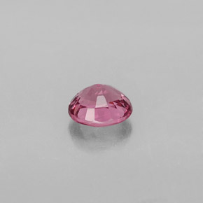 0.84캐럿 천연 보랏빛 핑크 스피넬, 타원형 컷, 5.9×5.2 mm, VVS-VS