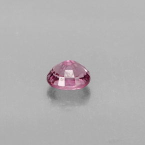 0.81캐럿 천연 보랏빛 핑크 스피넬, 타원형 컷, 5.6×4.9 mm, VVS-VS