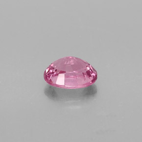 0.84캐럿 천연 로즈 핑크 스피넬, 타원형 컷, 6.1×5.1 mm, VS-SI