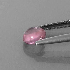 0.62캐럿 천연 핑크 스피넬, 라운드 컷, 5.33 mm, 투명한