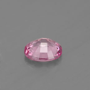 0.85캐럿 천연 핑크 스피넬, 타원형 컷, 6.6×5.7 mm, VS