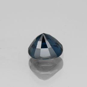 1.13캐럿 천연 딥 블루 스피넬, 타원형 컷, 6.5×5.1 mm, VS