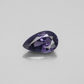 1.36캐럿 천연 바이올렛 블루 스피넬, 배 모양, 9.2×5.7 mm, VVS