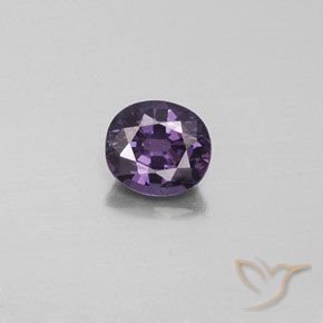 1.10ct 자연스러운 미디엄 바이올렛 스피넬, 타원형, VS-SI