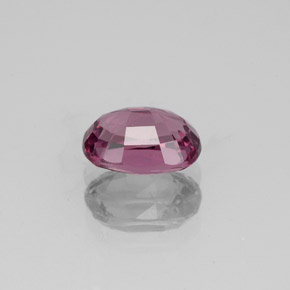 1.34캐럿 천연 퍼플 로즈 스피넬, 타원형 컷, 7.5×5.6 mm, VVS-VS