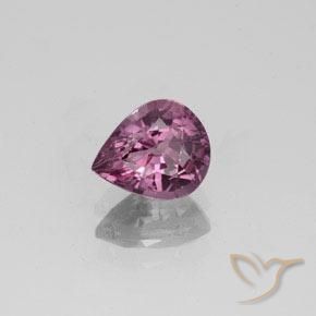 1.09ct 자연스러운 어두운 보라색 스피넬, 배 모양, VVS
