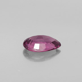 1.26캐럿 천연 로즈 핑크 스피넬, 배 모양, 8.7×5.6 mm, VVS