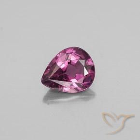 1.03ct 자연스러운 미디엄 다크 퍼플 스피넬, 배 모양, VS