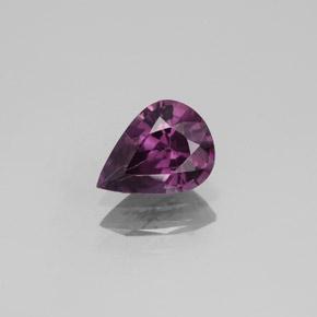 1.07캐럿 천연 딥 퍼플 스피넬, 배 모양, 7.9×5.9 mm, VVS-VS