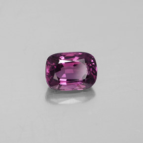 1.16캐럿 천연 핑크빛 퍼플 스피넬, 쿠션 컷, 6.6×4.9 mm, VS