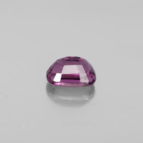 1.16캐럿 천연 핑크빛 퍼플 스피넬, 쿠션 컷, 6.6×4.9 mm, VS