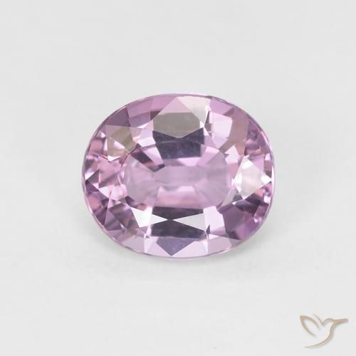 1.04ct 자연스러운 라이트 퍼플 스피넬, 타원형, VVS-VS