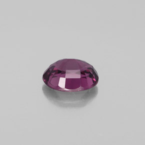 1.00캐럿 천연 바이올렛 로즈 스피넬, 타원형 컷, 6.6×5.6 mm, VVS