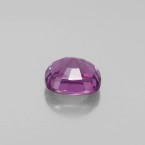 1.18캐럿 천연 보랏빛 핑크 스피넬, 쿠션 컷, 6.2×5.7 mm, VS