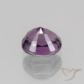 1.27캐럿 천연 그레이프 퍼플 스피넬, 타원형 컷, 6.6×5.5 mm, VVS-VS