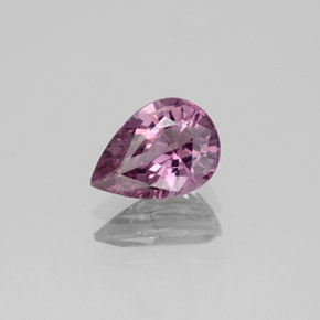 1.33캐럿 천연 바이올렛 로즈 스피넬, 배 모양, 8.3×6 mm, VVS-VS