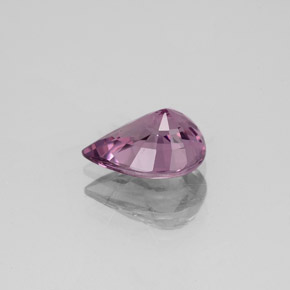 1.33캐럿 천연 바이올렛 로즈 스피넬, 배 모양, 8.3×6 mm, VVS-VS