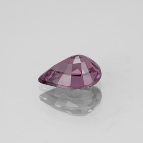 1.42캐럿 천연 핑크빛 로즈 스피넬, 배 모양, 8.6×5.8 mm, VS