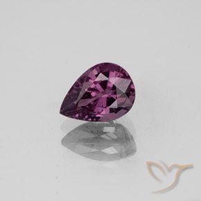 1.19ct 자연스러운 와인 퍼플 스피넬, 배 모양, VVS