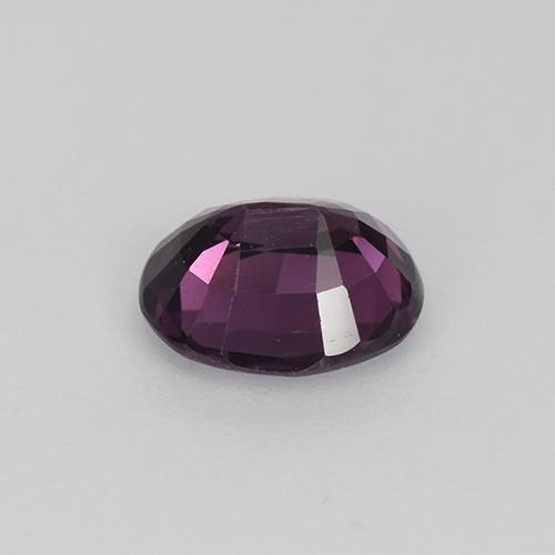 1.13캐럿 천연 와인 퍼플 스피넬, 타원형 컷, 7×6 mm, VS