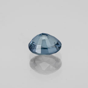 1.20캐럿 천연 녹청색 스피넬, 타원형 컷, 6.8×5.2 mm, VVS