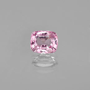 0.73캐럿 천연 핑크 스피넬, 쿠션 컷, 5.6×4.6 mm, VS-SI