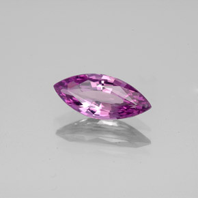 1.32캐럿 천연 핑크빛 바이올렛 스피넬, 마퀴즈, 11.5×5.1 mm, VS