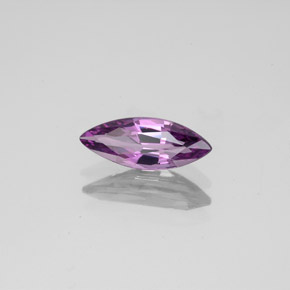 1.01캐럿 천연 핑크빛 바이올렛 스피넬, 마퀴즈, 10.6×4.2 mm, VS