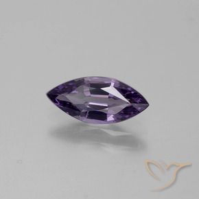 0.98캐럿 천연 다크 그레이프 바이올렛 스피넬, 마퀴즈, 10.3×4.7 mm, VVS-VS