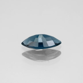 1.06캐럿 천연 녹청색 스피넬, 마퀴즈, 10×4.6 mm, VS