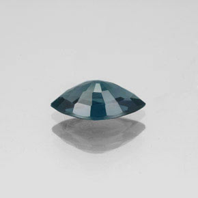 1.31캐럿 천연 깊은 녹청색 스피넬, 마퀴즈, 9.9×5.4 mm, VS-SI