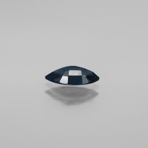 0.88캐럿 천연 깊은 녹청색 스피넬, 마퀴즈, 9.3×4.6 mm, VS