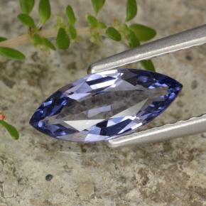 0.86캐럿 천연 푸르스름한 바이올렛 스피넬, 마퀴즈, 10.2×4.3 mm, VS-SI