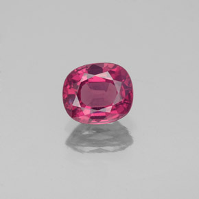 1.15캐럿 천연 보랏빛 레드 스피넬, 타원형 컷, 6.6×5.7 mm, VS